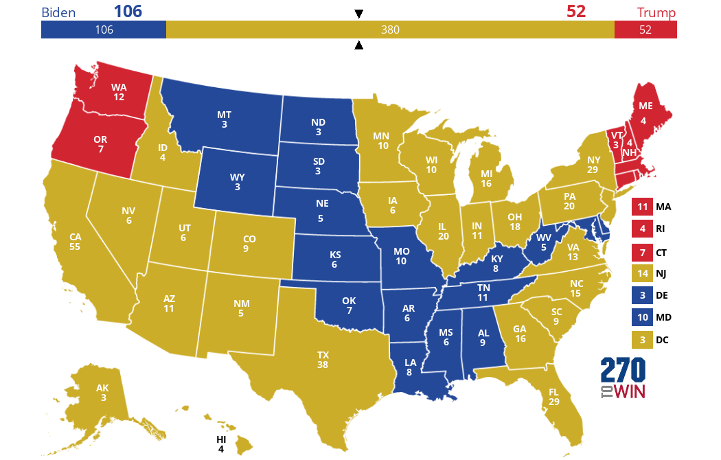 2024 Presidential Election Interactive Map