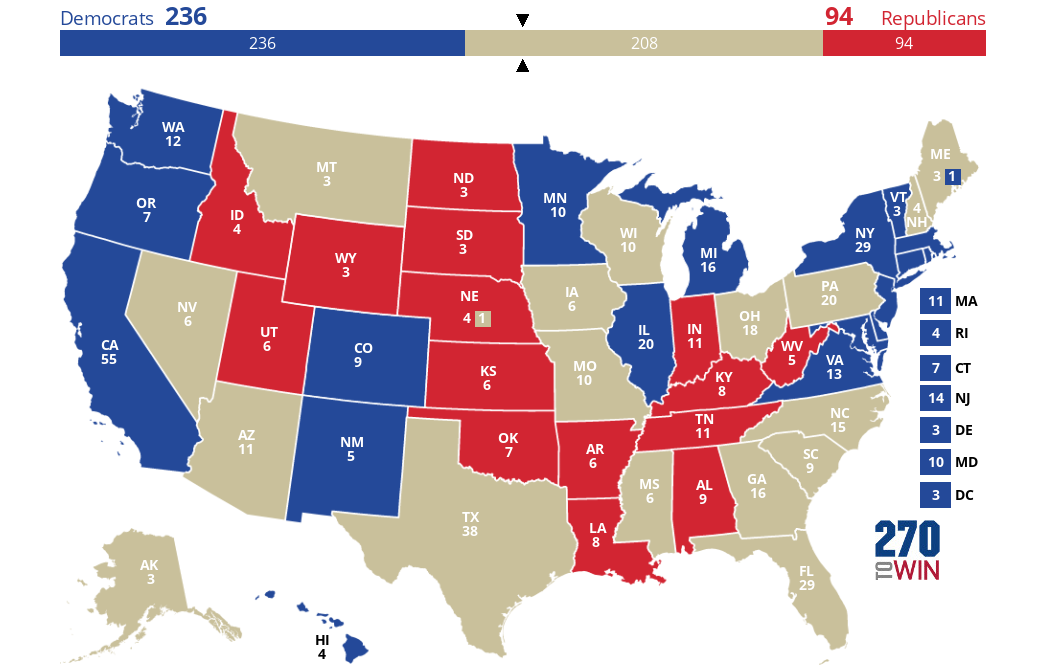 2025 Presidential Election Interactive Map