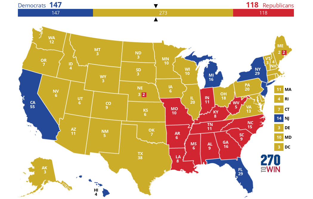 2024 Presidential Election Interactive Map