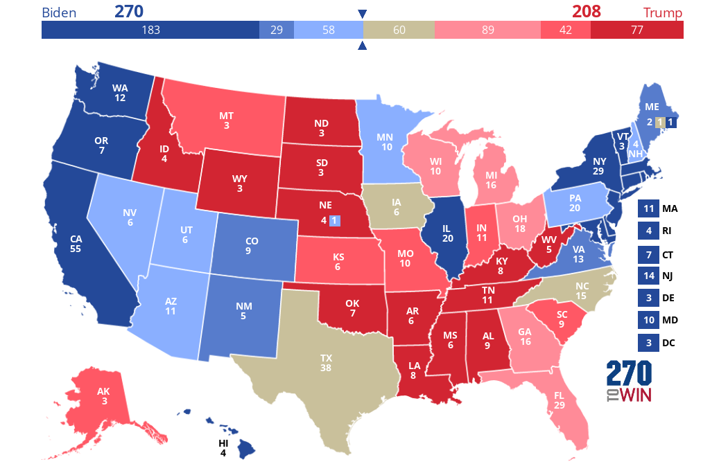 2025 Presidential Election Interactive Map