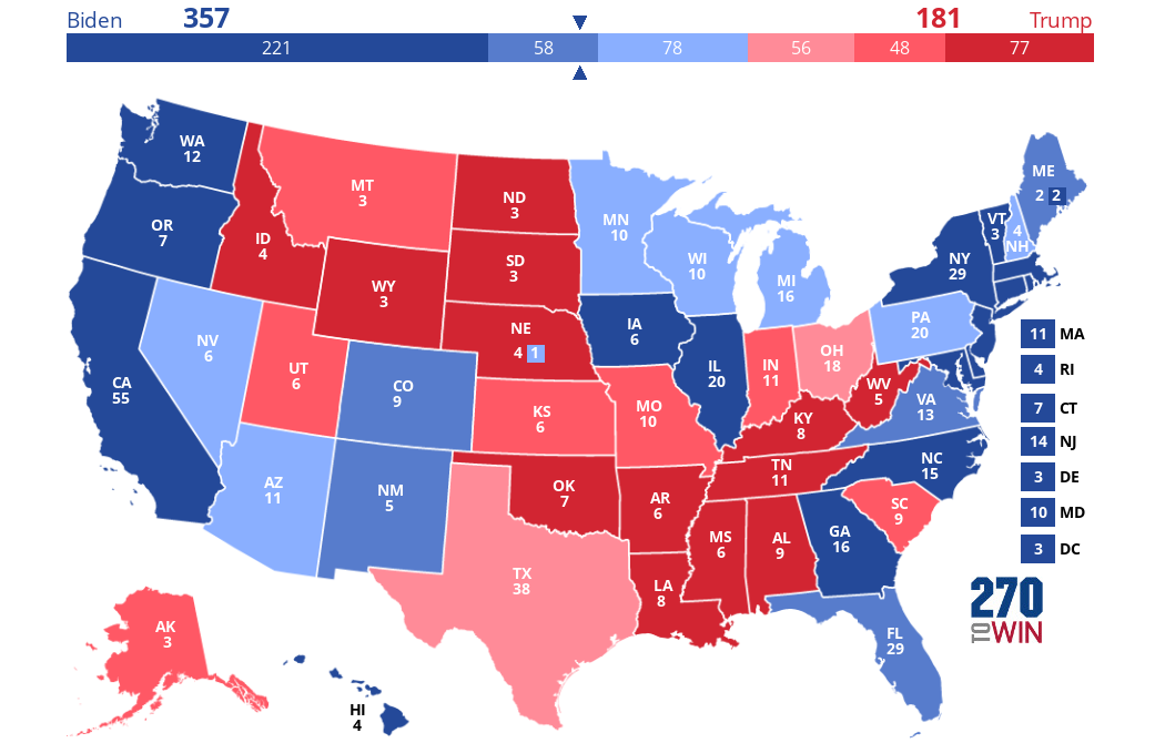 2024 Presidential Election Interactive Map