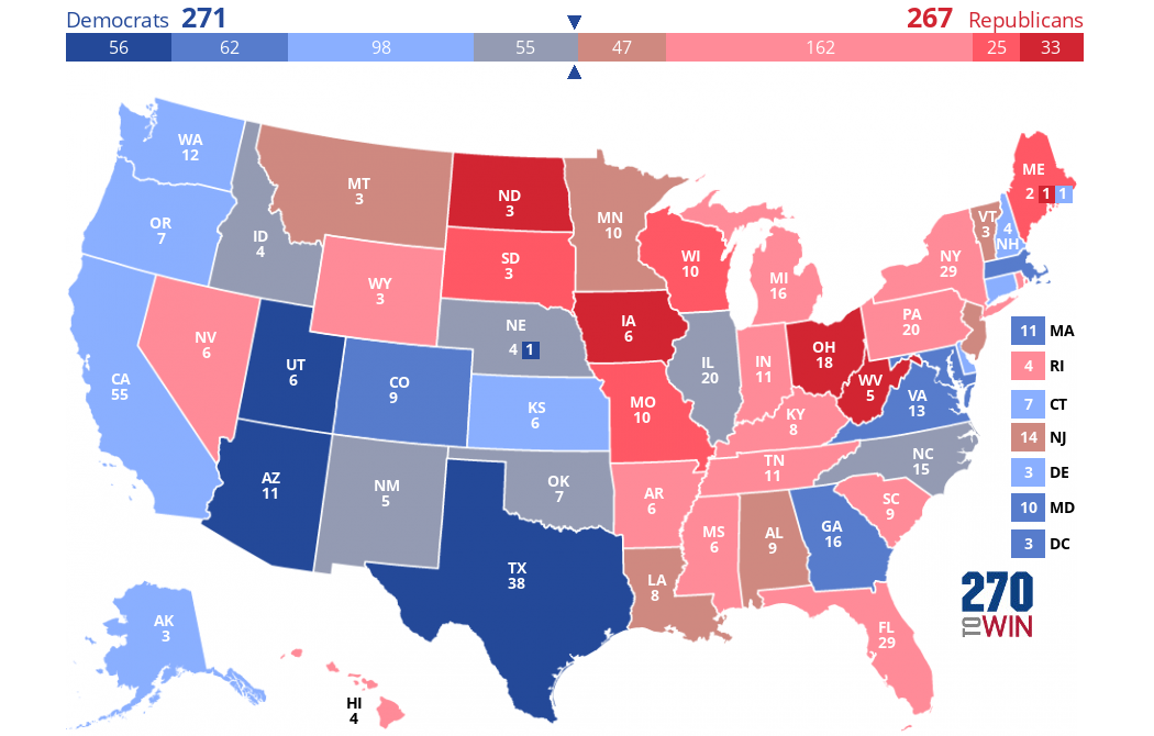 2024 Presidential Election Interactive Map