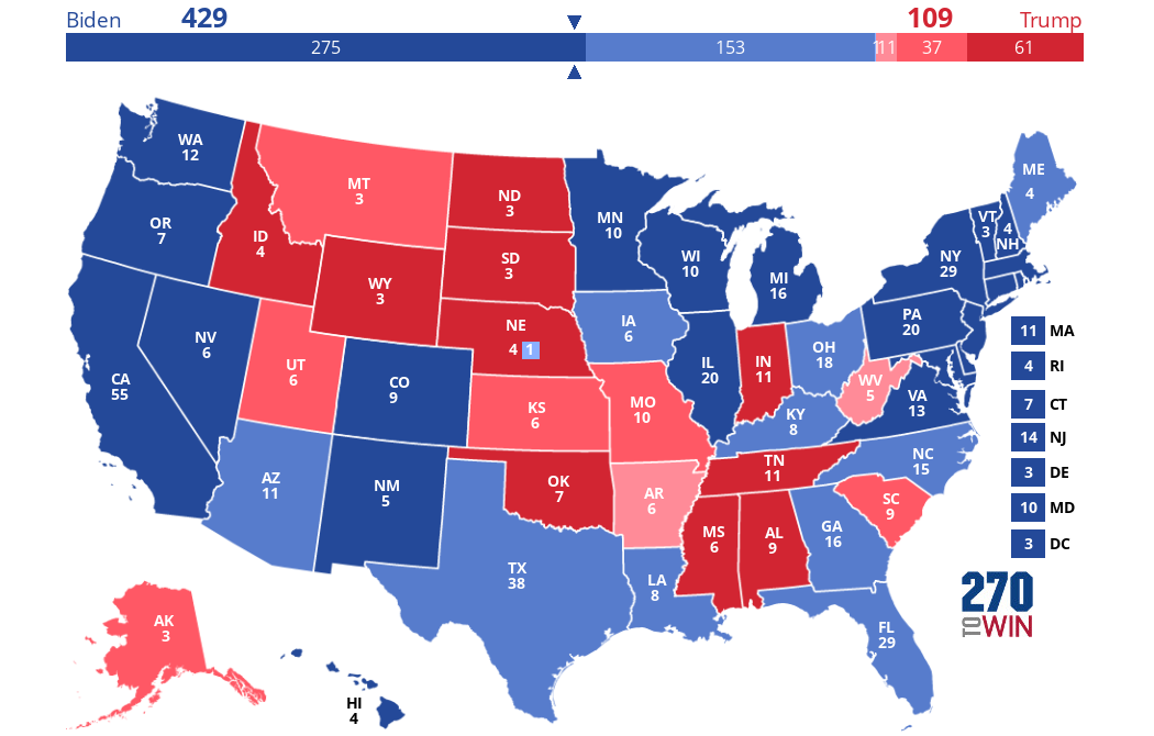 2024 Presidential Election Interactive Map