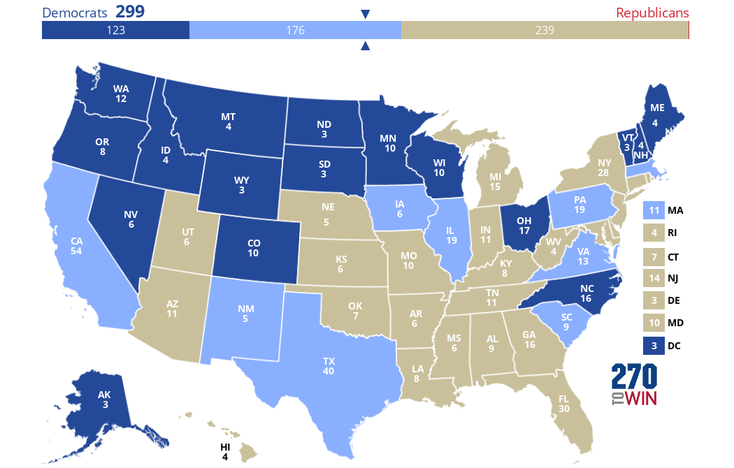 2024 Presidential Election Interactive Map