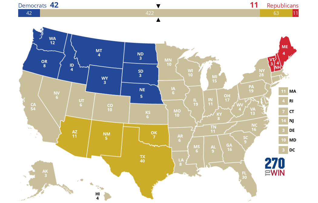 2024 Presidential Election Interactive Map