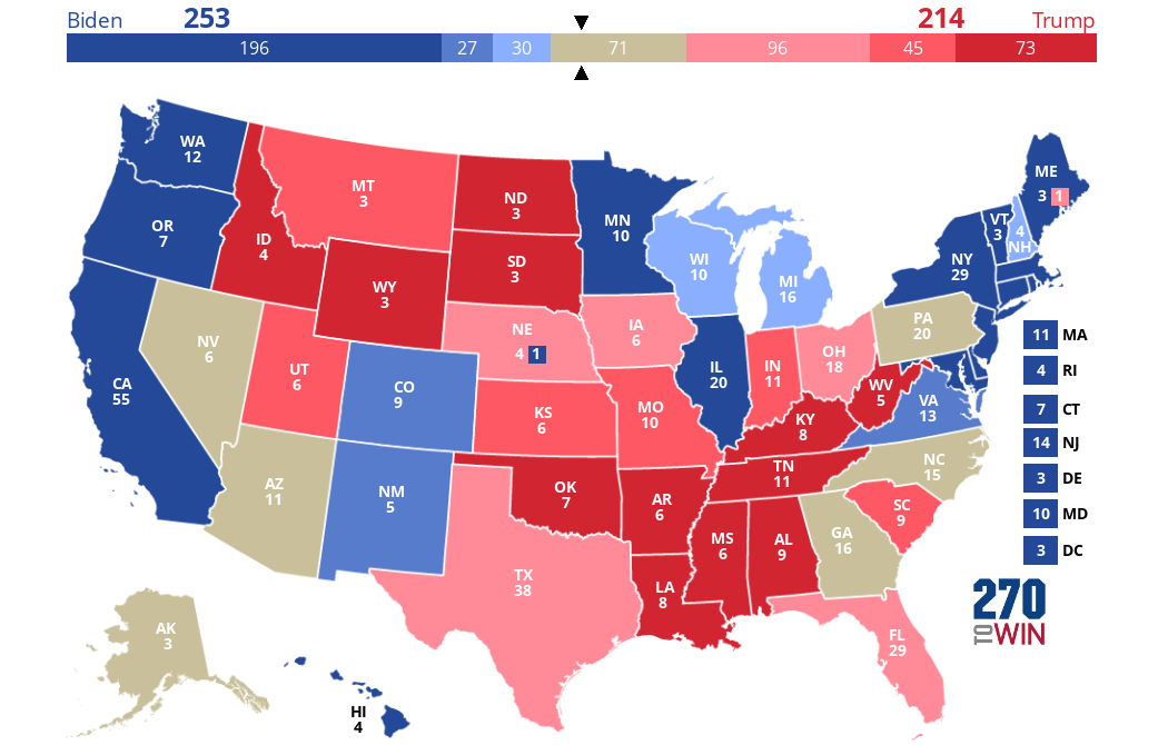 2024 Presidential Election Interactive Map