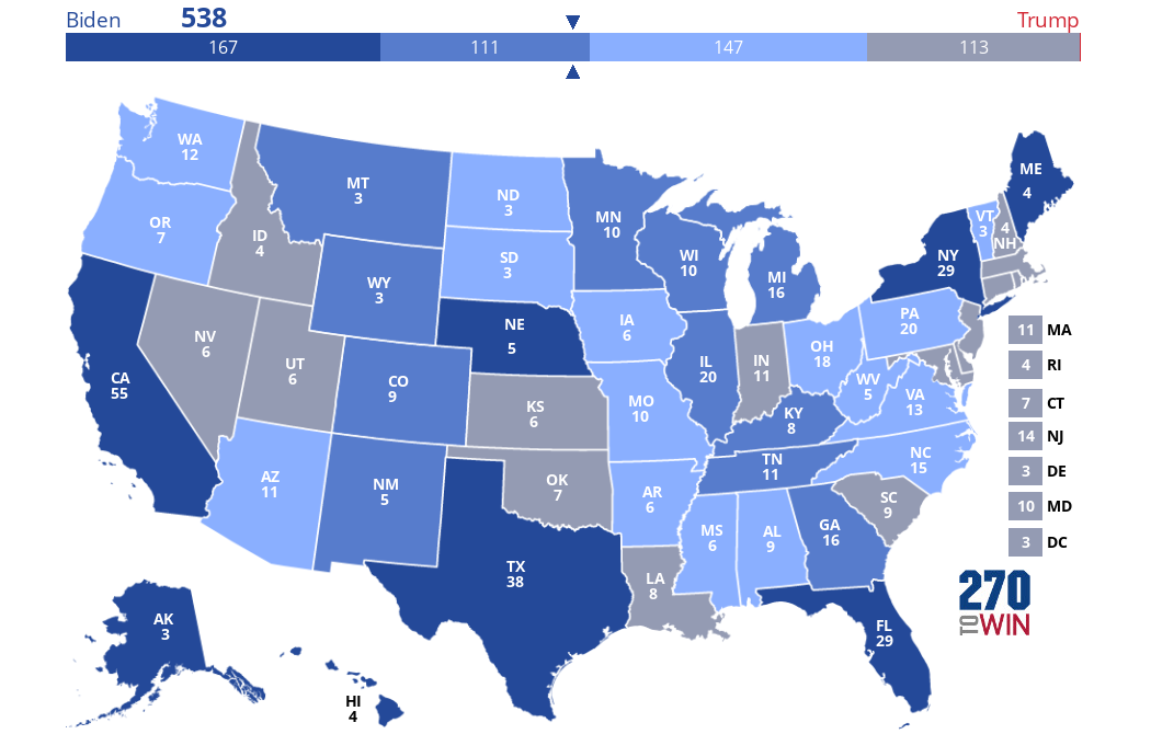 2025 Presidential Election Interactive Map