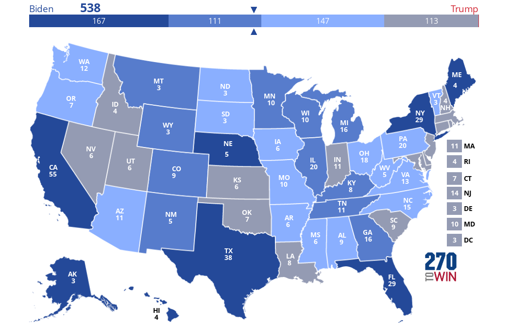 2024 Presidential Election Interactive Map