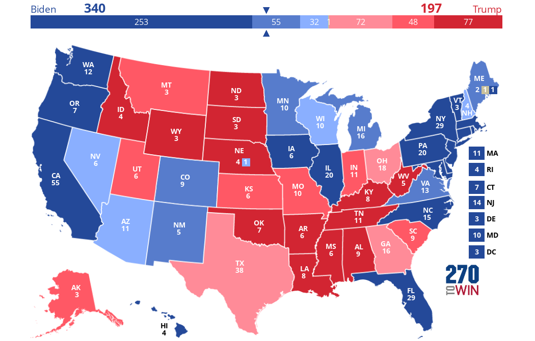 2024 Presidential Election Interactive Map