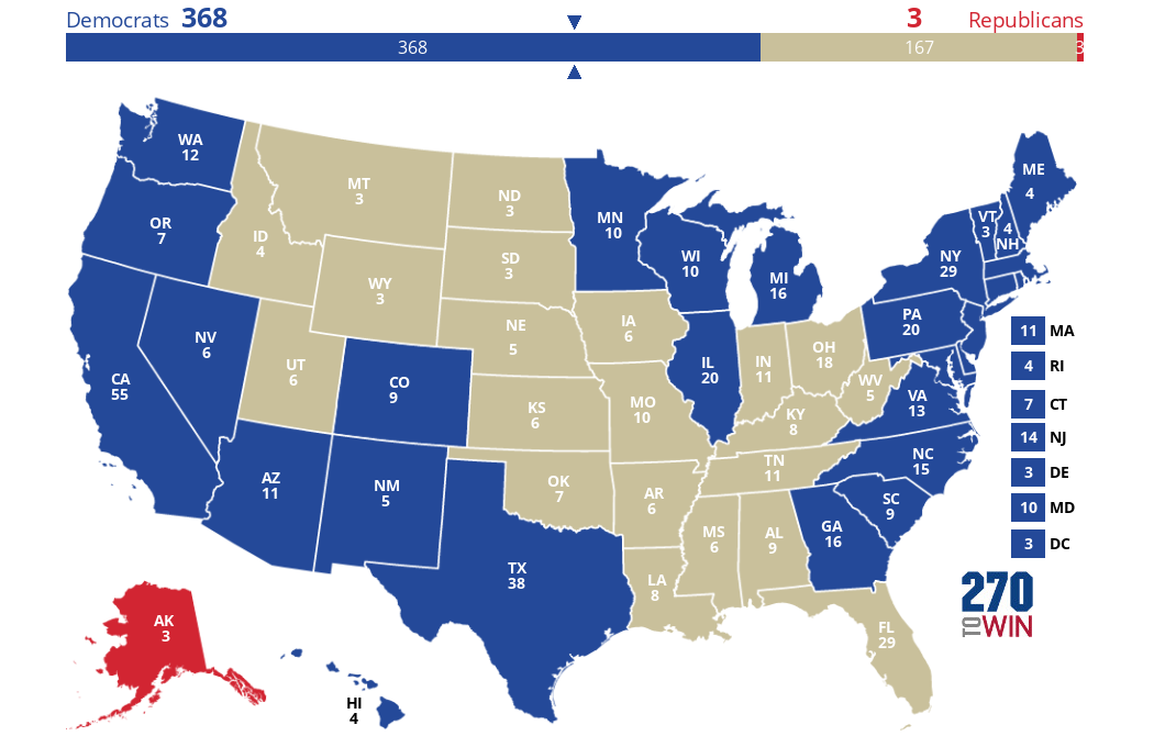 2024 Presidential Election Interactive Map