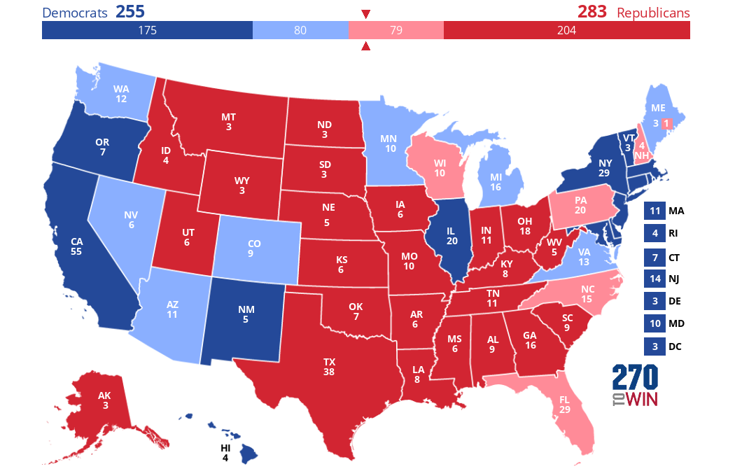 2024 Presidential Election Interactive Map