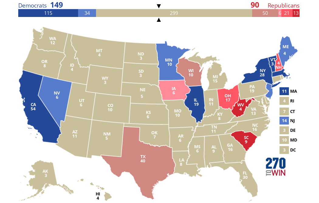 2024 Presidential Election Interactive Map
