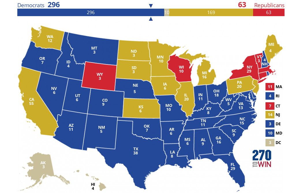 2024 Presidential Election Interactive Map