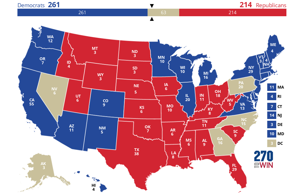 2025 Presidential Election Interactive Map