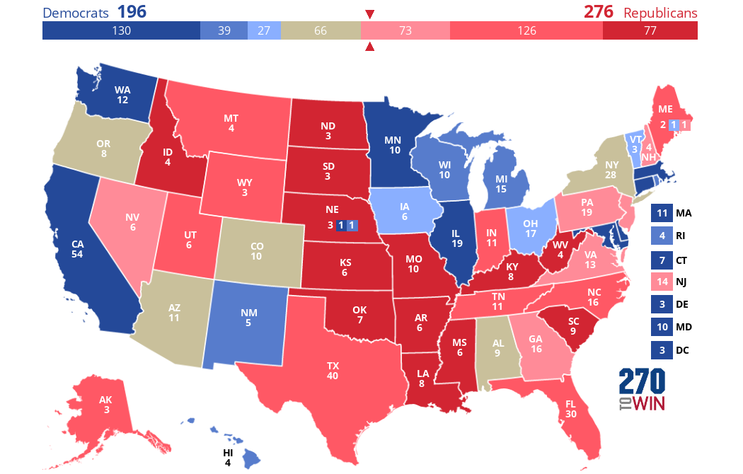 2024 Presidential Election Interactive Map