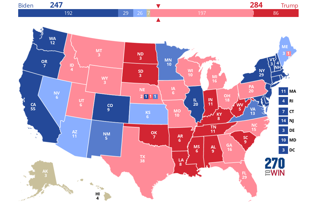 2024 Presidential Election Interactive Map