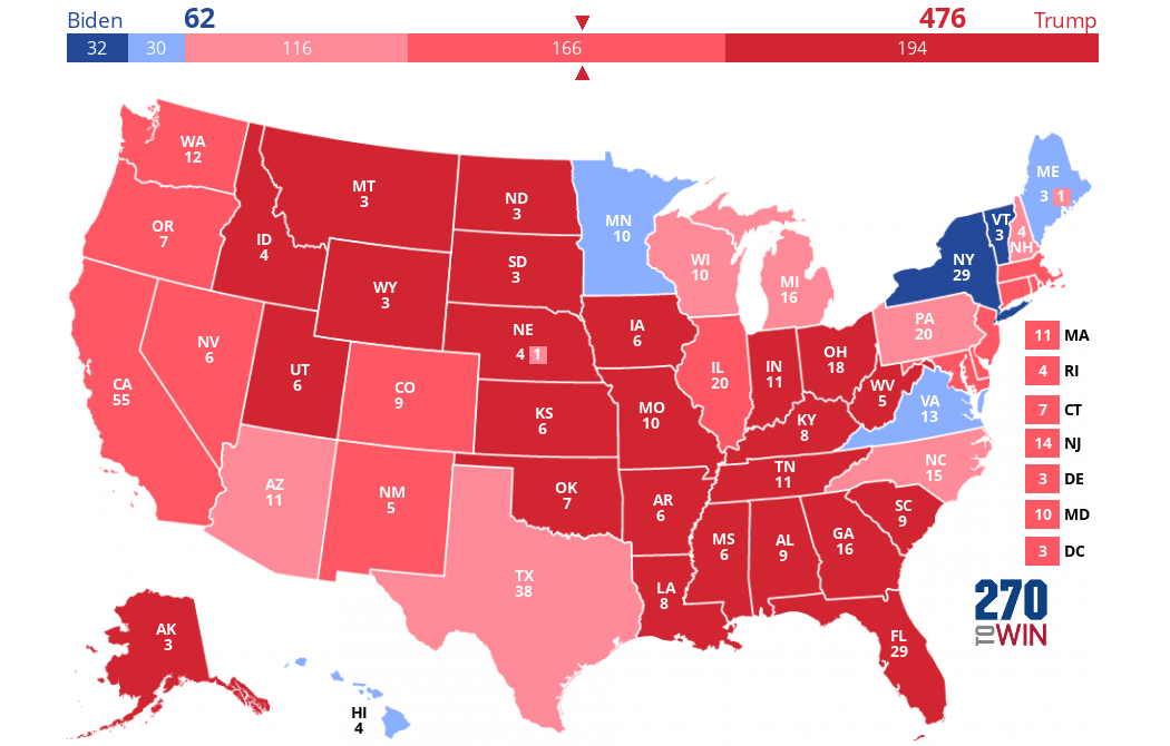 2024 Presidential Election Interactive Map