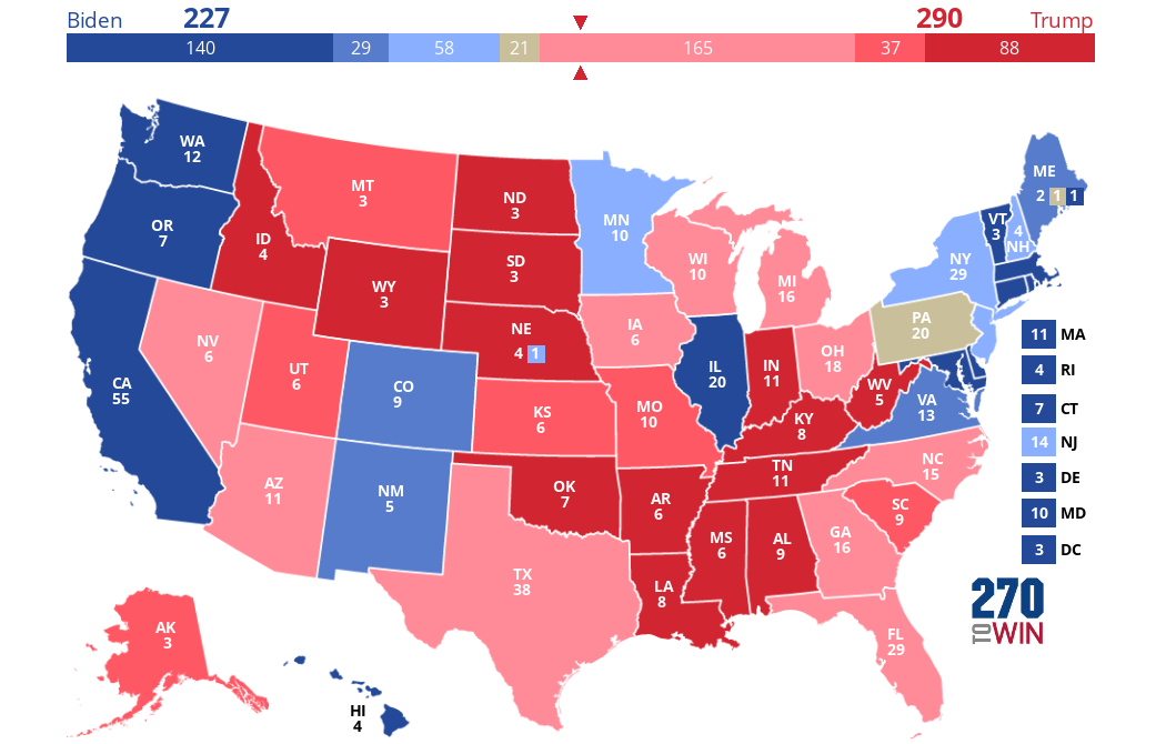 2024 Presidential Election Interactive Map
