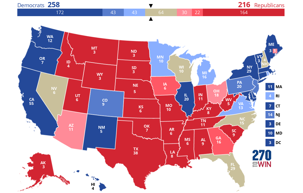 2024 Presidential Election Interactive Map