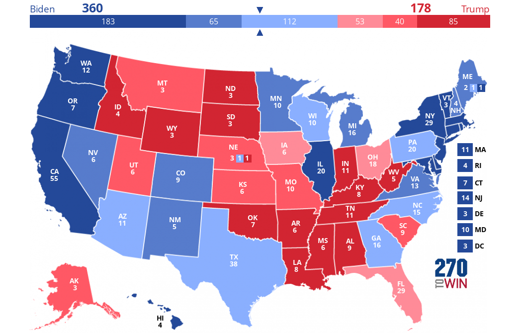 2024 Presidential Election Interactive Map