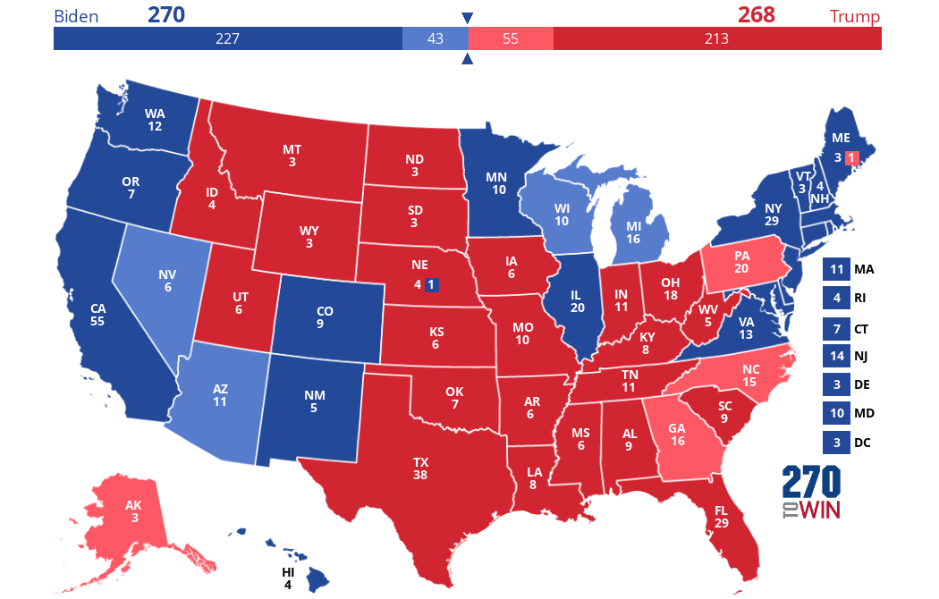 2024 Presidential Election Interactive Map