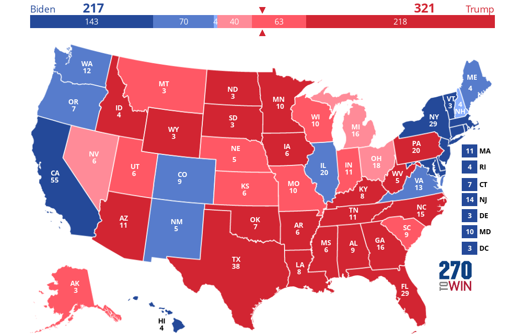 2024 Presidential Election Interactive Map