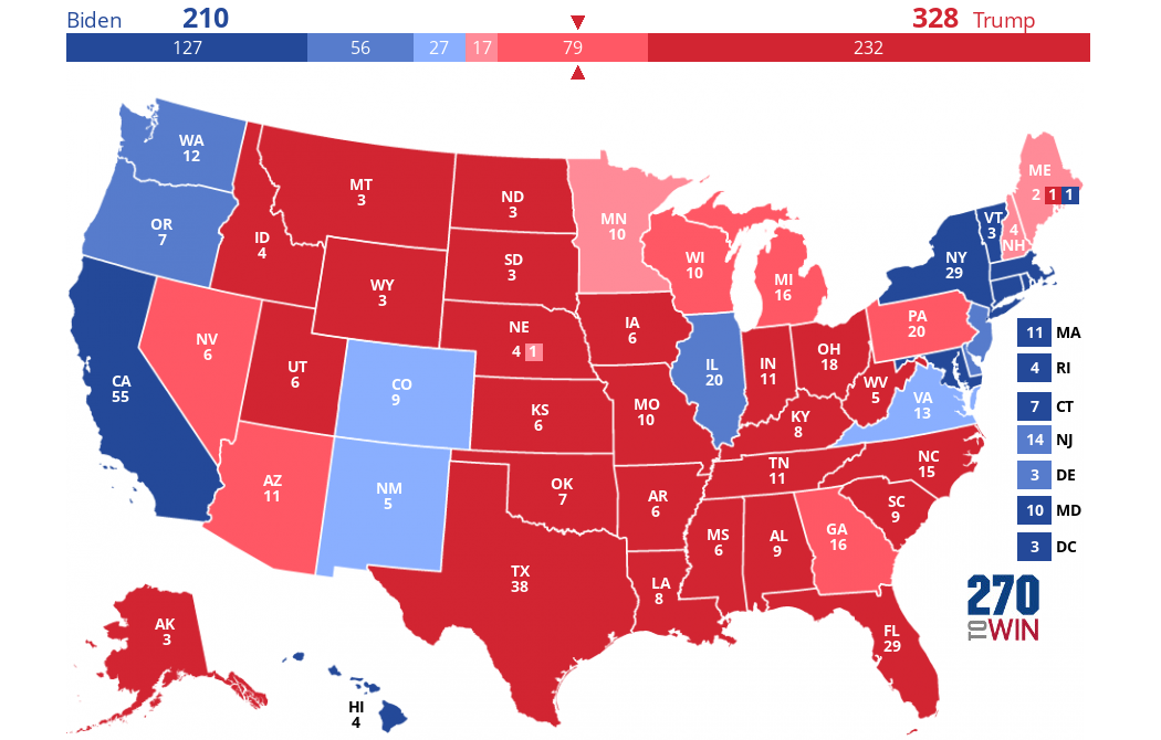 Current Polls Presidential Candidates 2024 Map - Tedda Gabriell