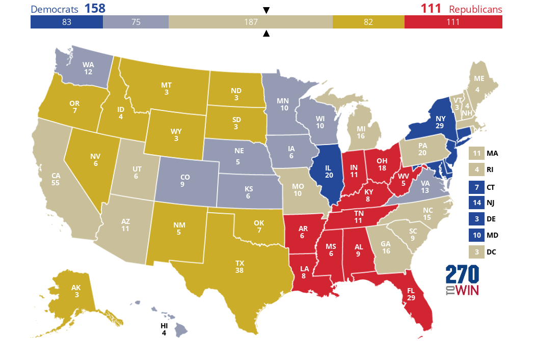 2024 Presidential Election Interactive Map