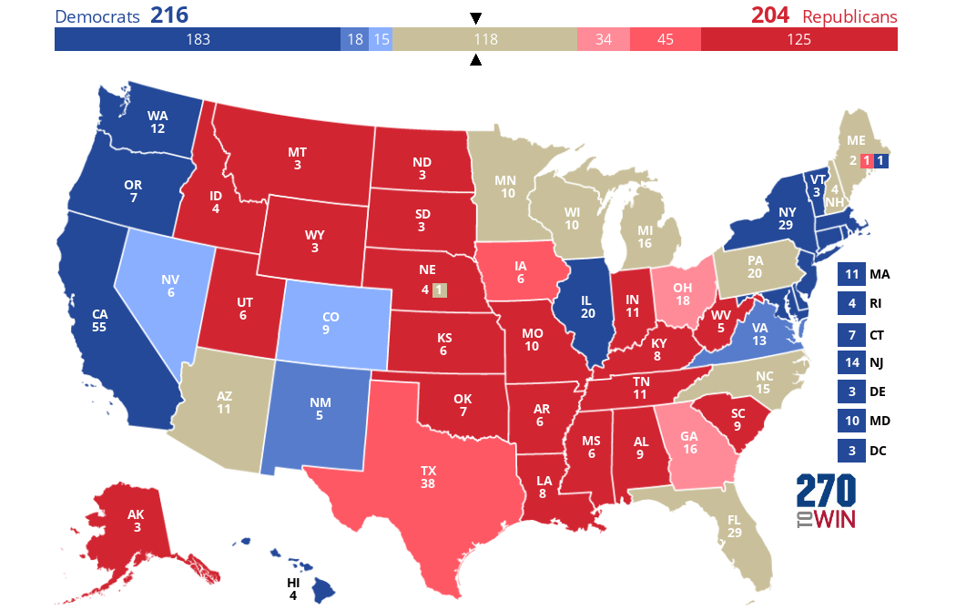 2025 Presidential Election Interactive Map