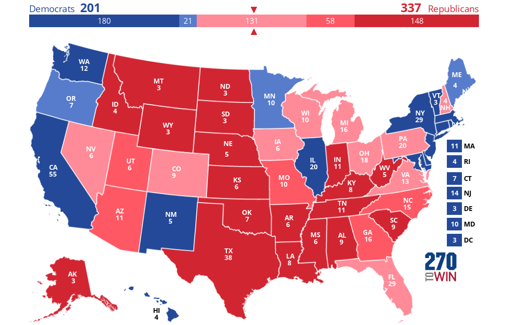 2025 Presidential Election Interactive Map