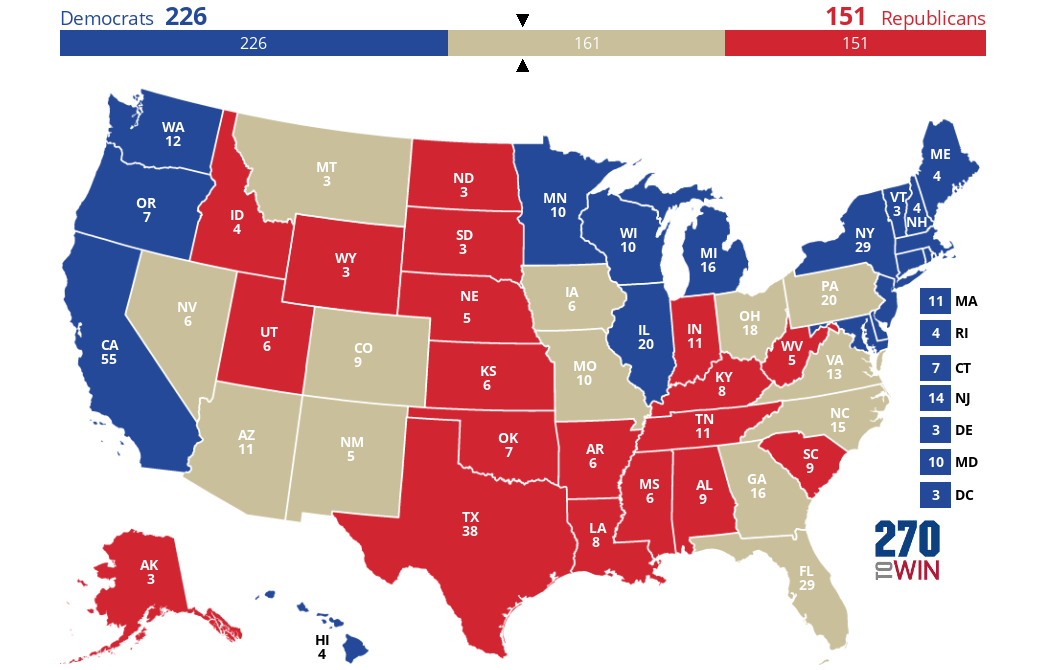2025 Presidential Election Interactive Map