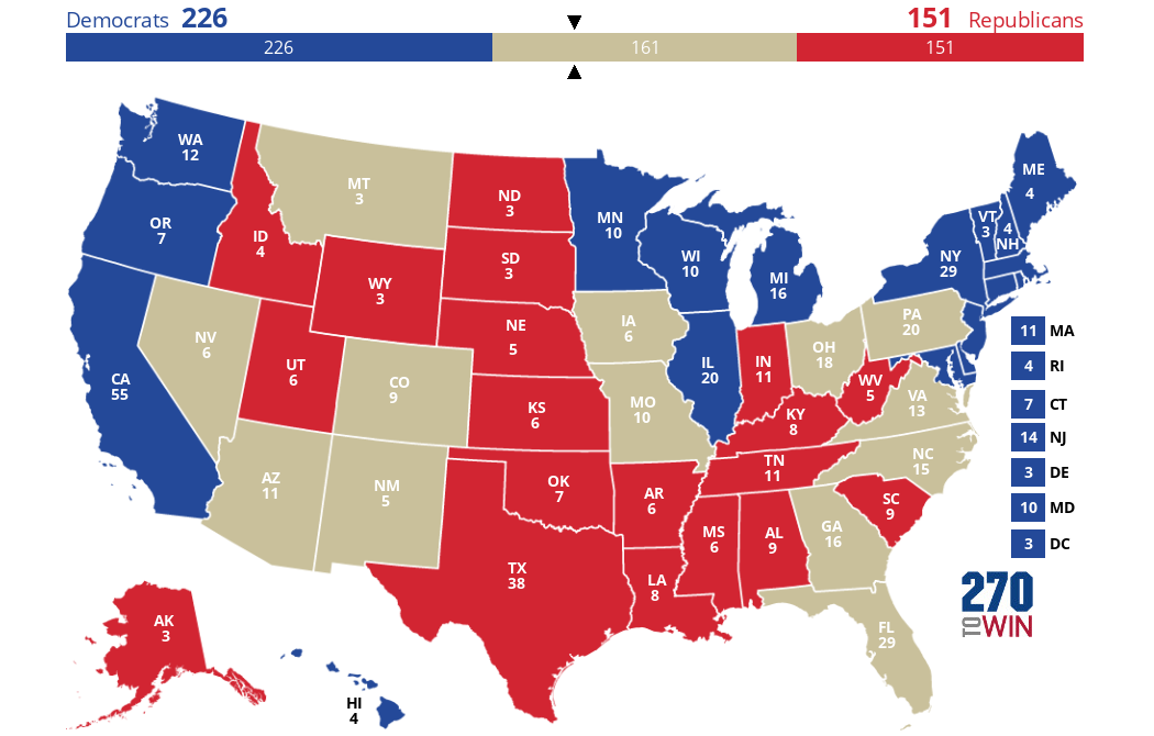 2024 Presidential Election Interactive Map