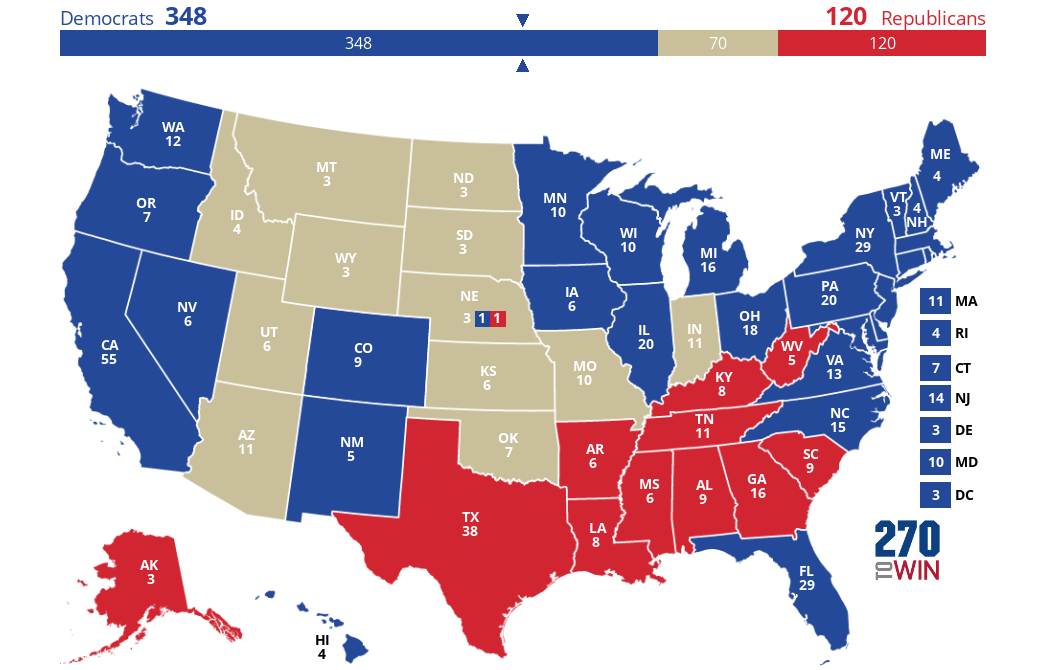 2025 Presidential Election Interactive Map