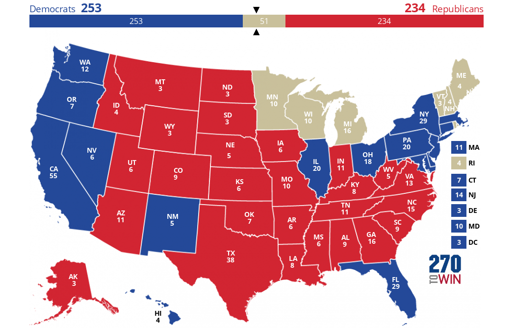 2024 Presidential Election Interactive Map