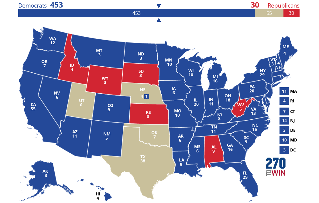 2025 Presidential Election Interactive Map