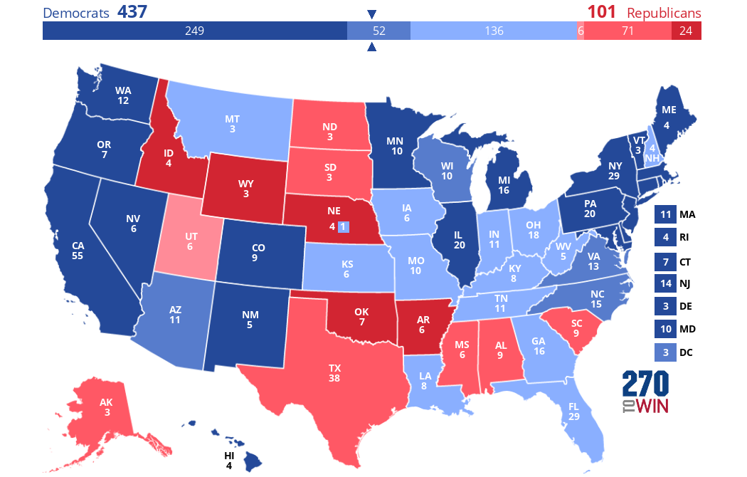 2025 Presidential Election Interactive Map