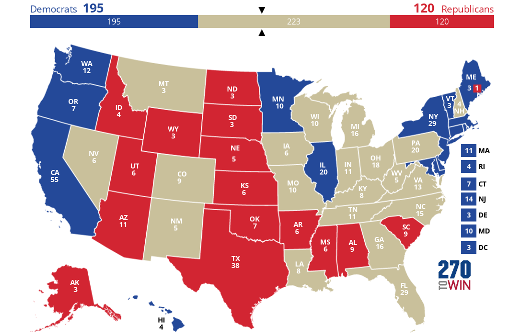 2025 Presidential Election Interactive Map