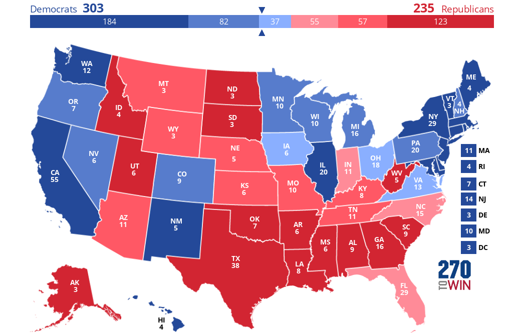 2024 Presidential Election Interactive Map