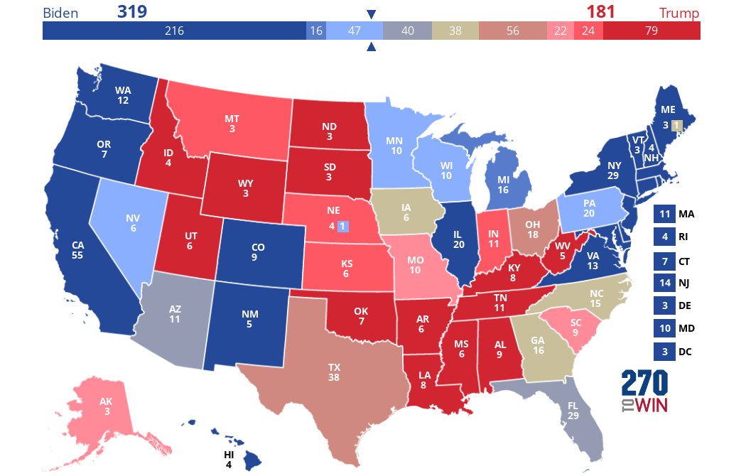 2025 Presidential Election Interactive Map