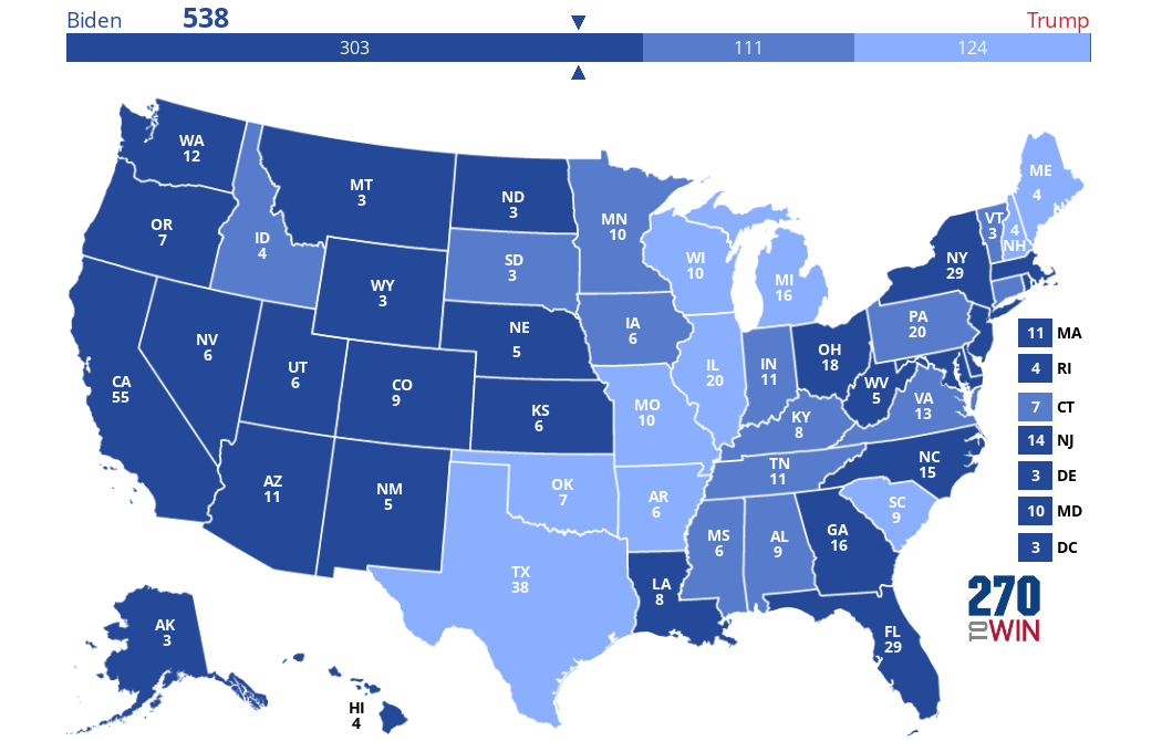 2024 Presidential Election Interactive Map