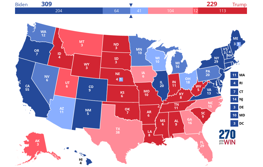 2024 Presidential Election Interactive Map