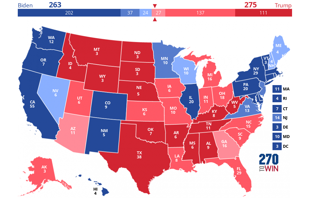 2024 Presidential Election Interactive Map