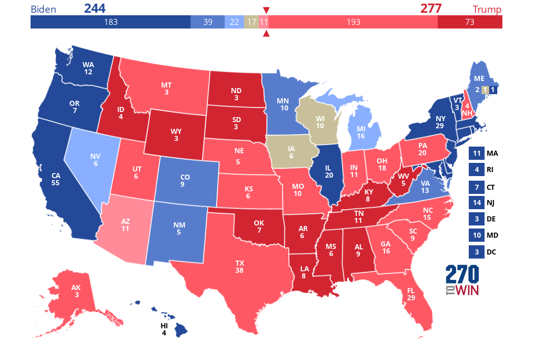 2024 Presidential Election Interactive Map