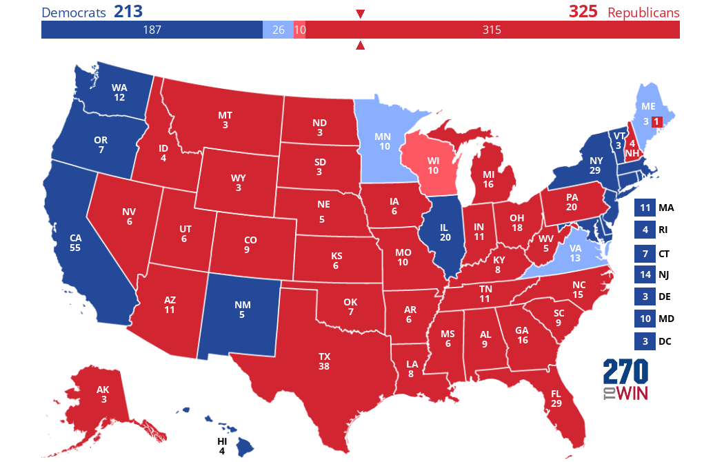 2025 Presidential Election Interactive Map