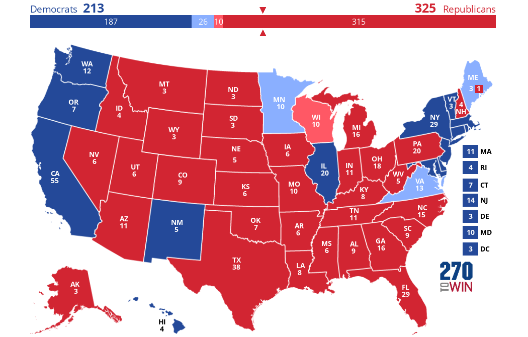 2024 Presidential Election Interactive Map