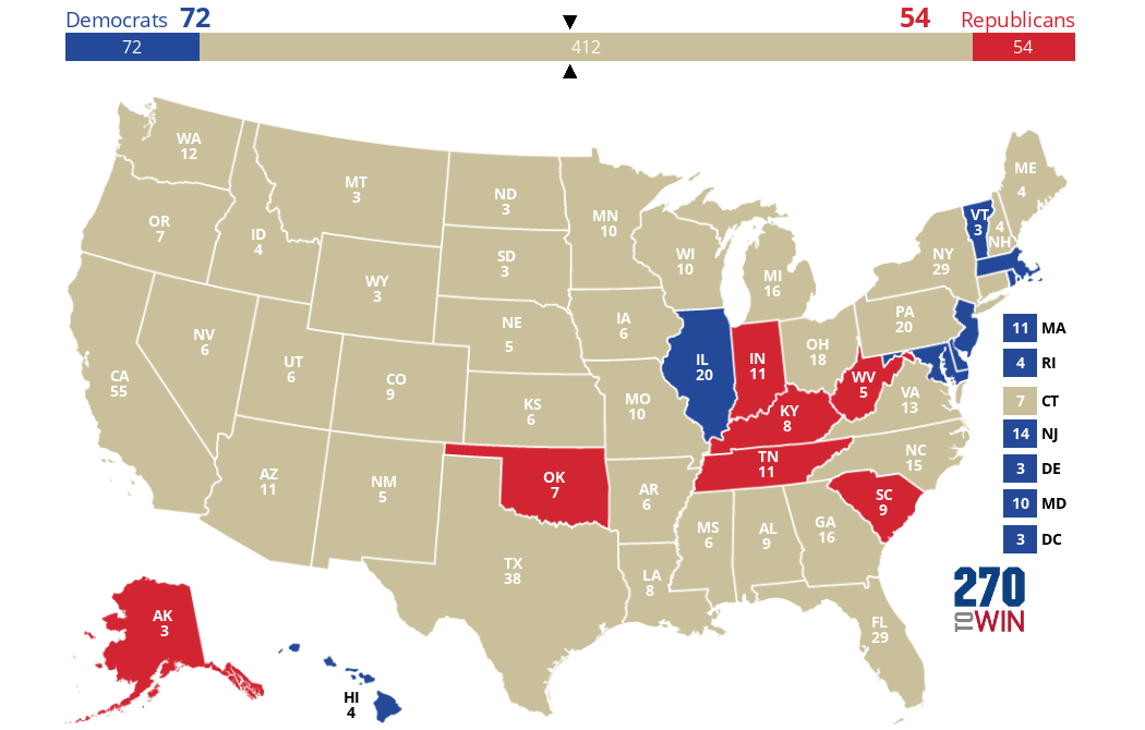 2025 Presidential Election Interactive Map