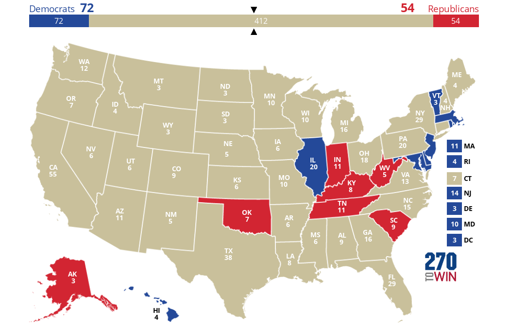 2024 Presidential Election Interactive Map