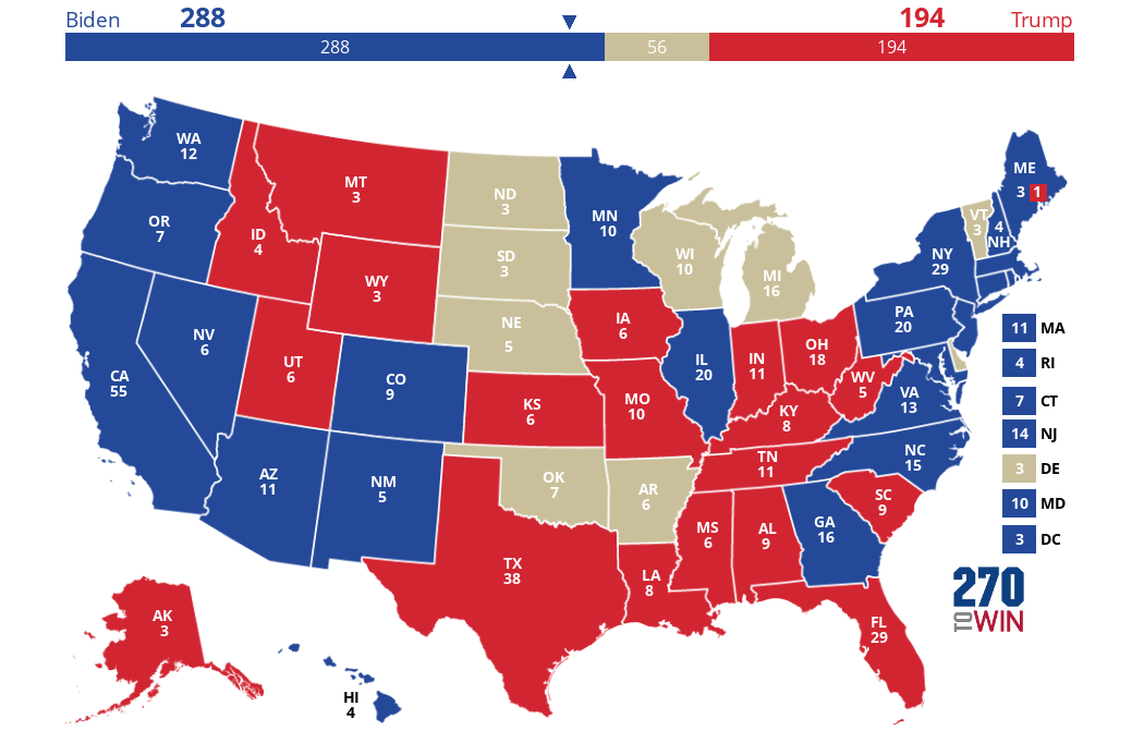 2025 Presidential Election Interactive Map