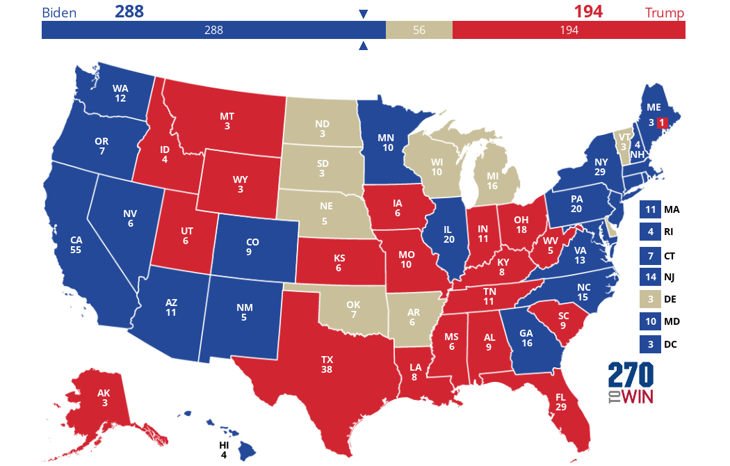 2024 Presidential Election Interactive Map