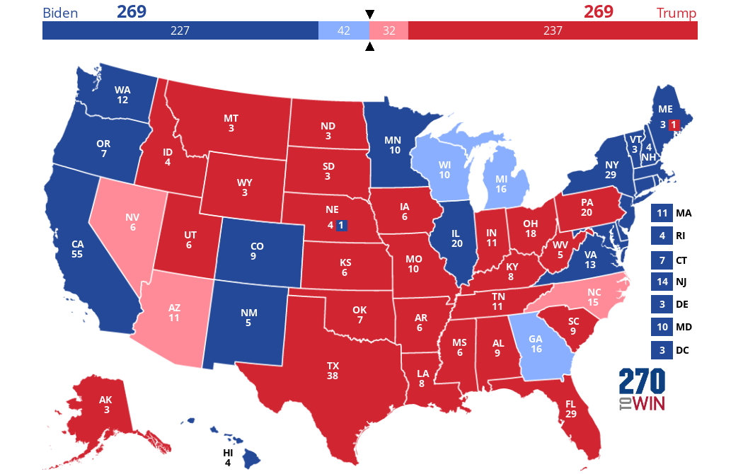 2024 Presidential Election Interactive Map